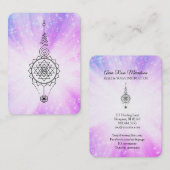 *~*ニルヴァーナ霊気エネルギーヒーリングレイスパークル 名刺 (正面/裏面)