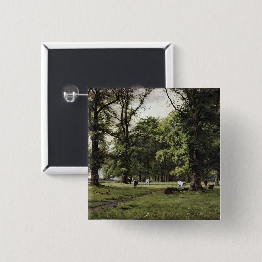 ニレの歩行 缶バッジ (正面&裏面)