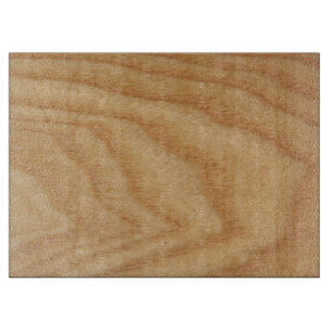 ニレのWoodgrainの装飾的なガラスまな板 カッティングボード