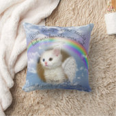 ニレインボペット記念館の天の空キティ猫 クッション (ブランケット)