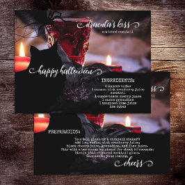 ニワイドカクテルレシピハロウィーンハガキ ポストカード