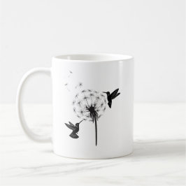 ニワウルリとハルジオンの自然芸術 コーヒーマグカップ