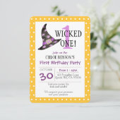 ニワットワンハロウィンファースト誕生日 招待状 (スタンド正面)