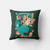 ニワトの詐欺師を描いた漫画のファンタスティックな動物たち クッション (裏面)