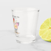 ニワトリおもしろいはイースター·エッグ·ショット·グラス ショットグラス (右)