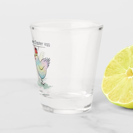 ニワトリおもしろいは復活の卵だった ショットグラス (右)