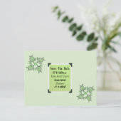 ニワトリがドット・アートを飾る。 ポストカード (スタンド正面)