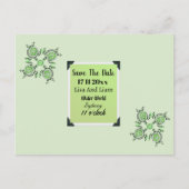 ニワトリがドット・アートを飾る。 ポストカード (正面)