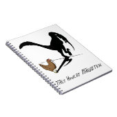 ニワトリが思い出す(恐竜の漫画) ノートブック (右側)