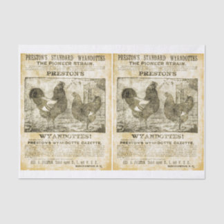 ニワトリが欲しい（ダブルイメージ） 薄葉紙