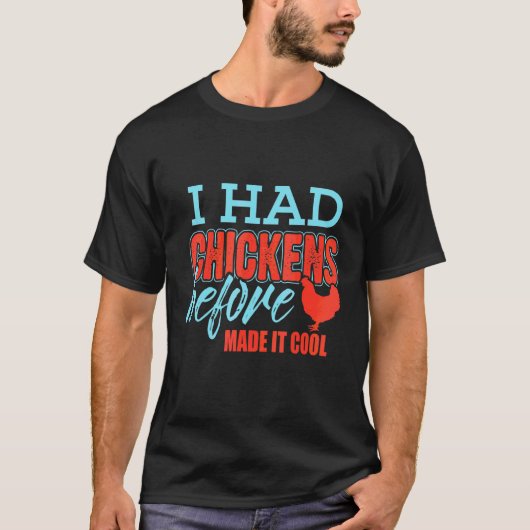 ニワトリが流行る前から飼ってた Tシャツ (正面)
