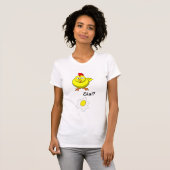 ニワトリが目にした目玉焼き Tシャツ (正面フル)