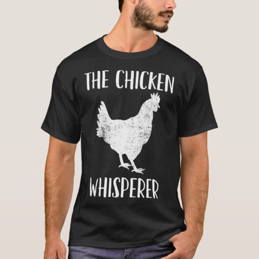 ニワトリささやき人T Tシャツ (正面)