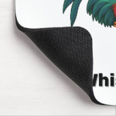 ニワトリささやき。ニワトリ、ユーモアおもしろい、 マウスパッド (コーナー)