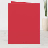 ニワトリさん、私を早く起こしてよ、面白いニワトリさんよ カード (裏面)