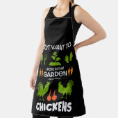 ニワトリとガーデニング エプロン (インサイチュ)
