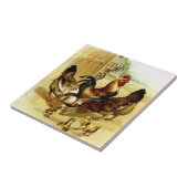 ニワトリとチックス タイル (側面)