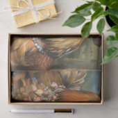 ニワトリとヒヨコのティーパーティーデコパージュ 薄葉紙 (ギフト)