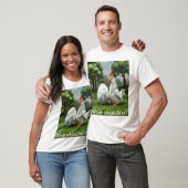 ニワトリと卵のどちらが先にできたのか Tシャツ (ユニセックス)