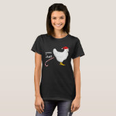 ニワトリのお尻クリスマスアイデアなんだろな Tシャツ (正面フル)