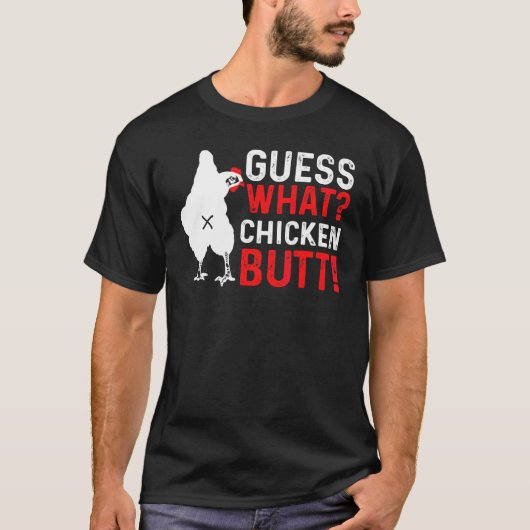 ニワトリのお尻 猿ぐつわ Tシャツ トップス (正面)