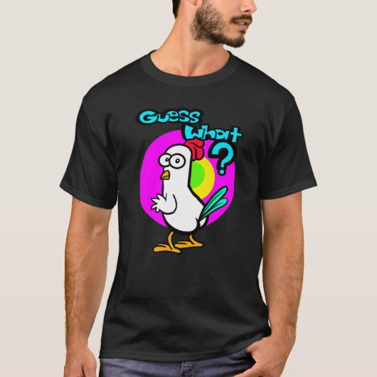 ニワトリのお尻 Tシャツ (正面)