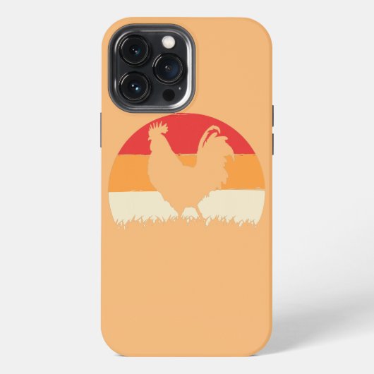 ニワトリのささやき人 iPhoneケース (裏面)