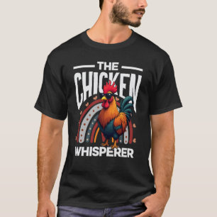 ニワトリのささやき屋さん　クールな雄鶏のサングラス　雨 Tシャツ