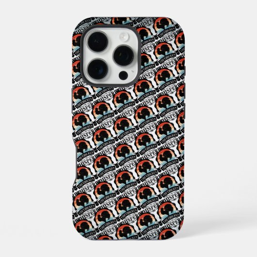 ニワトリのささやき男 楽しい iPhoneケース (裏面)