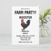 ニワトリのふれあい牧場 朝早いよ 楽しいニワトリ 招待状 (スタンド正面)