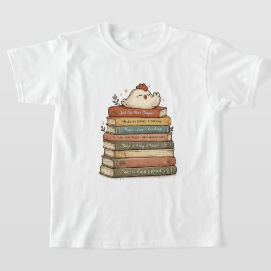 ニワトリのようにリラックスする方法 Tシャツ (レイダウン)