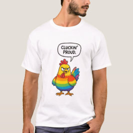 ニワトリのように誇りを持て Tシャツ