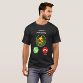 ニワトリのように走るジョシュ・ホーリー Tシャツ (正面フル)