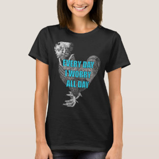 ニワトリのアヒル女性のもの愛の茂み心配ですべて Tシャツ