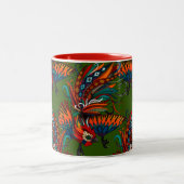 ニワトリのインク ツートーンマグカップ (中央)