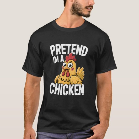 ニワトリのコスチューム Tシャツ (正面)