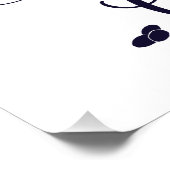 ニワトリのシルエットが大好きな女の子 ポスター (コーナー)