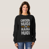 ニワトリのナグとママのハグNugget母の日 スウェットシャツ (正面フル)