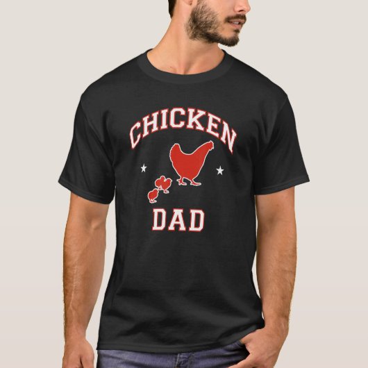 ニワトリのパパ2 Tシャツ (正面)