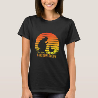 ニワトリのパパ 鶏飼い 養鶏家 RE Tシャツ