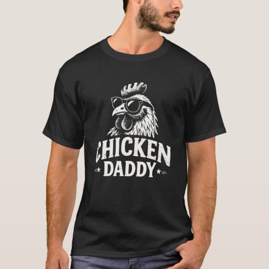 ニワトリのパパ 1 Tシャツ (正面)