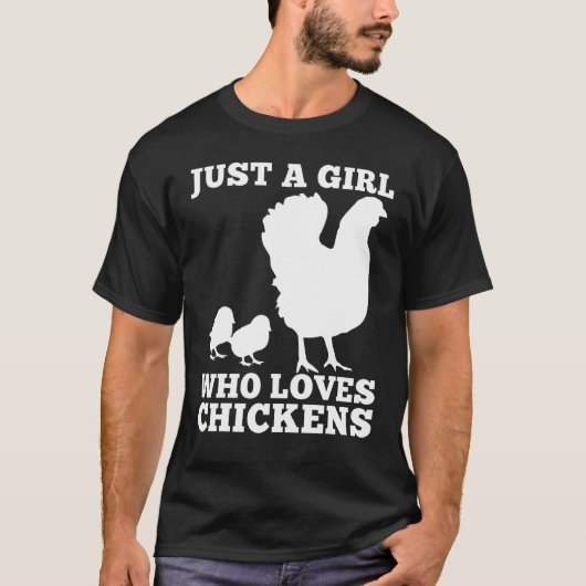 ニワトリのヒヨコ農家 Tシャツ (正面)
