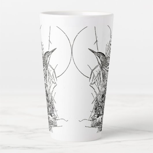 ニワトリのヘロン鳥獣の野生動物のラテマグ カフェラテマグ (正面)