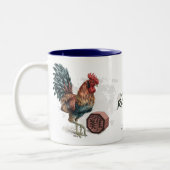 ニワトリのマグの年 ツートーンマグカップ (左)