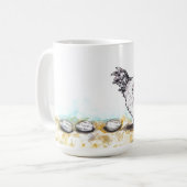 ニワトリのマグ コーヒーマグカップ (正面左)