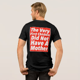 ニワトリのユーモアプリント おもしろグッズ トライブレンドTシャツ
