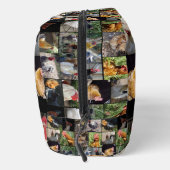 ニワトリの写真コラージュ、トイレタリーバッグ ドップキット (右)