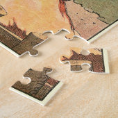 ニワトリの動物アルファベット文字 ジグソーパズル (側面)