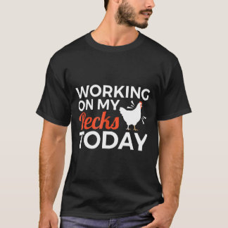 ニワトリの卵養鶏農家 Tシャツ