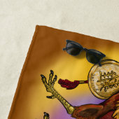 ニワトリの年中国の〔占星術の〕十二宮図 ビーチタオル (インサイチュ)